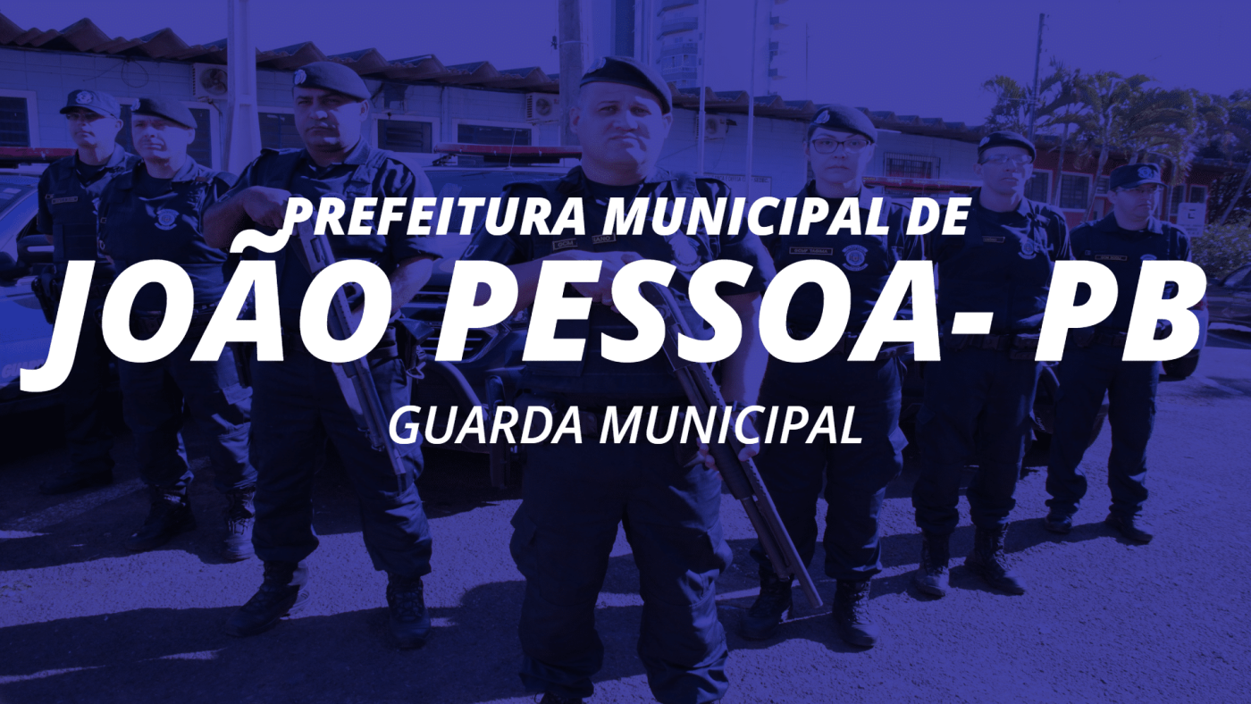 Concurso GCM João Pessoa PB