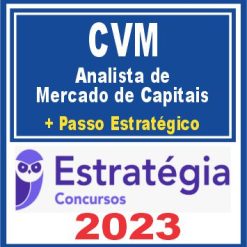 CVM (Analista de Mercado de Capitais + Passo) Estratégia 2023