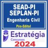 SEAD-PI e SEPLAN-PI (Analista Governamental - Infraestrutura - Engenharia Civil) Pacote - 2024 (Pós-Edital)