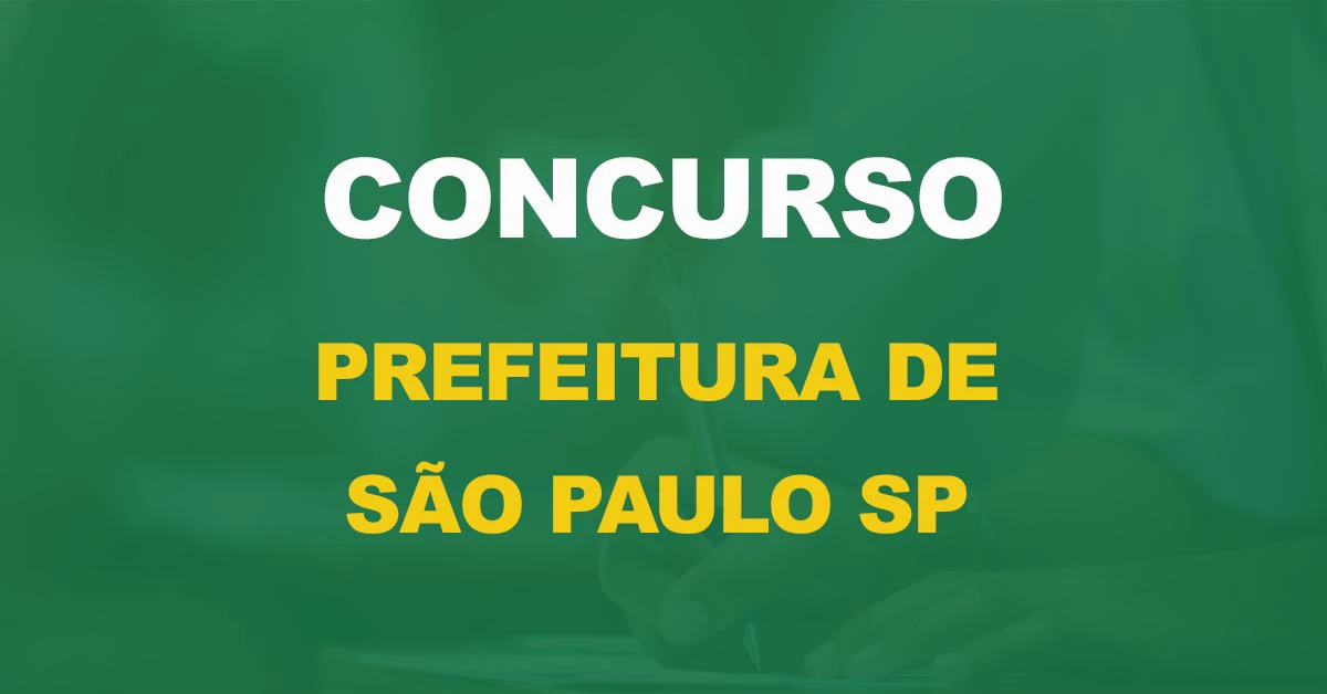 Concurso Prefeitura São Paulo