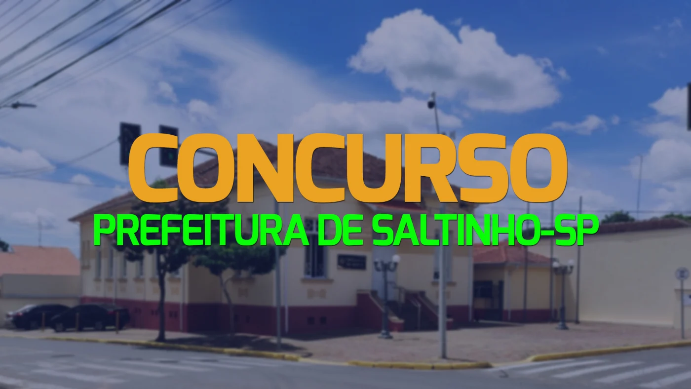Concurso Saltinho SP 2025