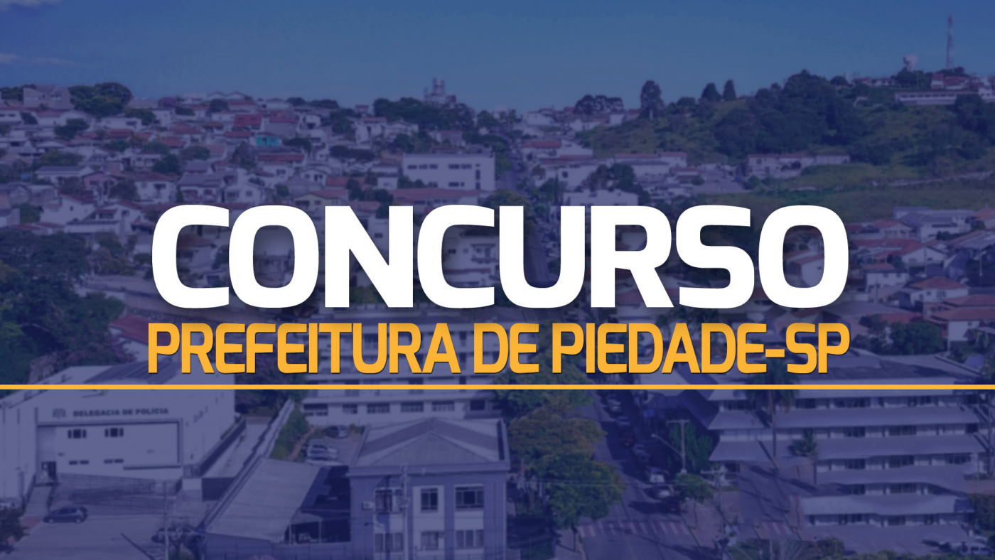 Concurso de Piedade SP
